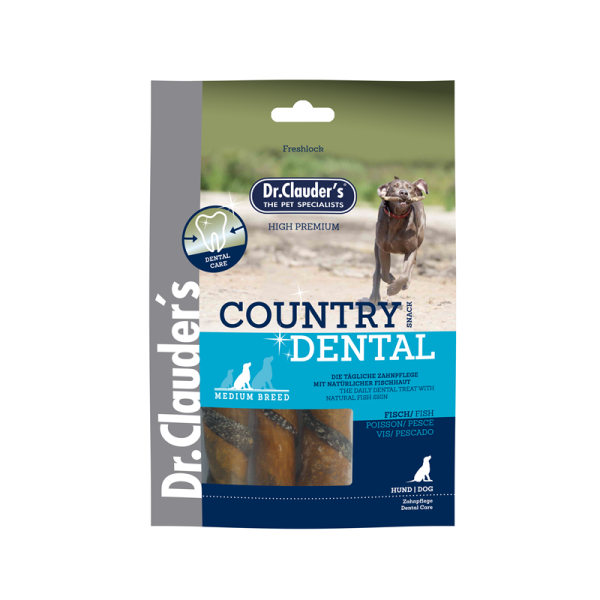 Dr. Clauder´s Country Dental Snack Fisch - Medium Breed Beutel