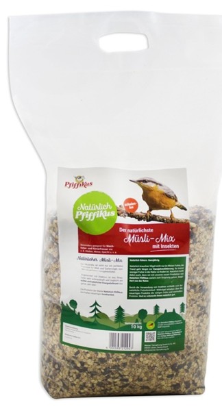 Natürlich Pfiffikus Müsli & Mix Insekten 10kg Sack