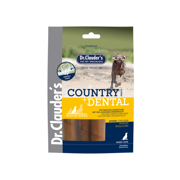 Dr. Clauder´s Country Dental Snack Huhn - Medium Breed Beutel