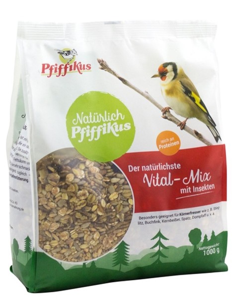 Natürlich Pfiffikus Vital & Mix Insekten 1kg Beutel