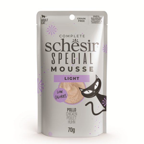 Schesir Cat Special light Chicken & Turk 70g Pouch-Beutel