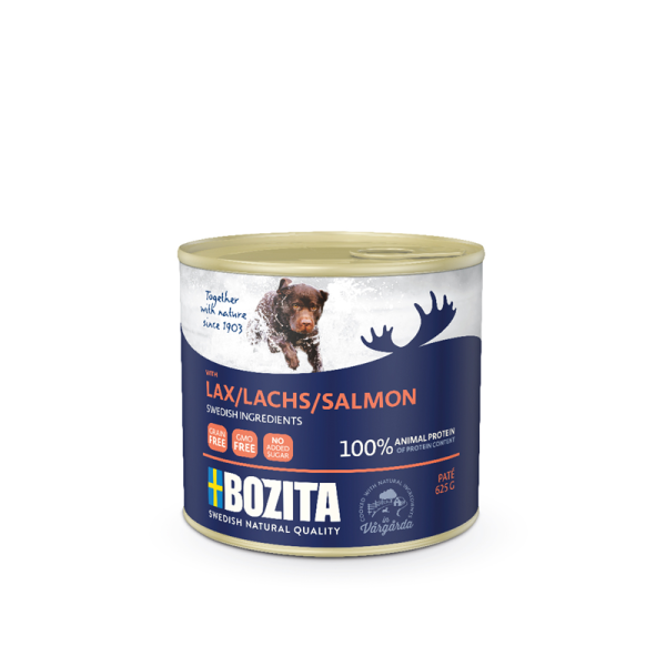 Bozita Dog Paté Lachs 625g Dose