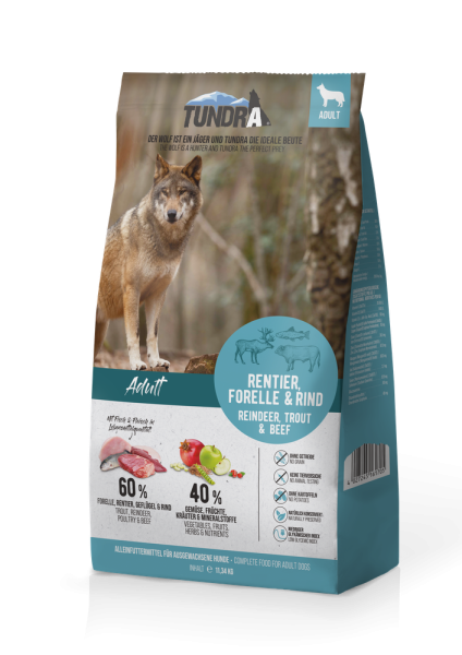 Tundra Dog Rind & Rentier 11,34kg Sack