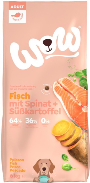 WOW TROCKEN ADULT Fisch 6kg