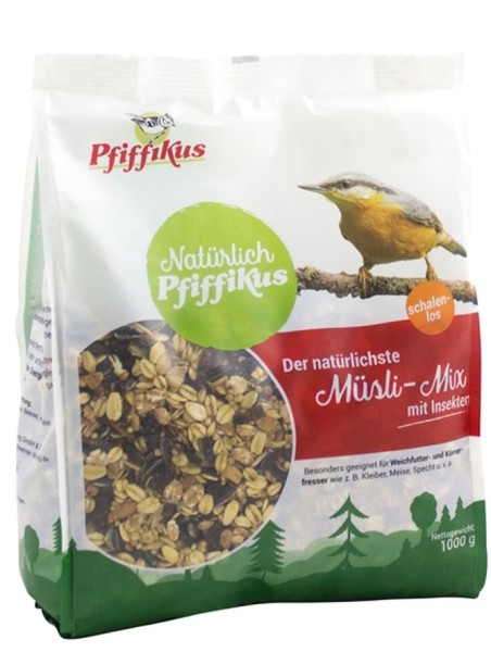 Natürlich Pfiffikus Müsli & Mix Insekten 1kg Beutel