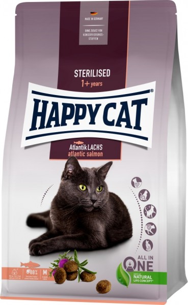 Happy Cat Sterilised Adult Atlantik Lachs 10 kg