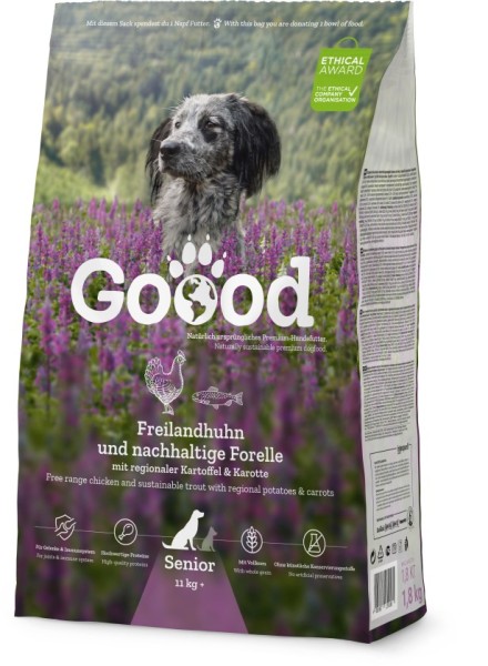 GOOOD Senior Huhn & Forelle 150g