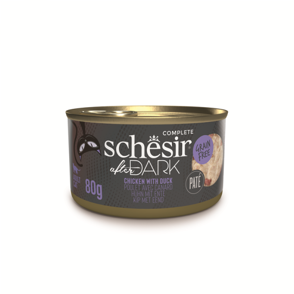 Schesir Cat Pate AD Chicken & Duck 80g Dose