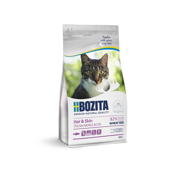 Bozita Hair & Skin Wheat free Salmon 400g Sack