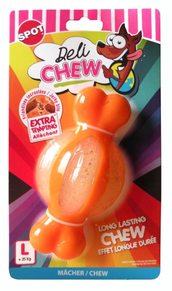 Hundespielzeug Deli Chew Knochen 15cm