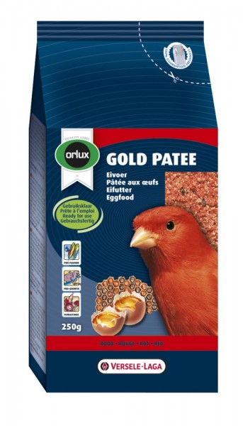 Versele-Laga Orlux Gold Patee Rot - 250g Frischekarton