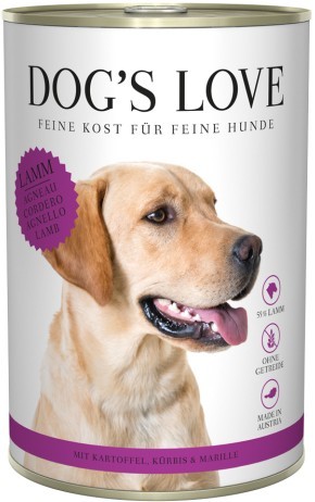 DOG´S LOVE Lamm 400g Dose