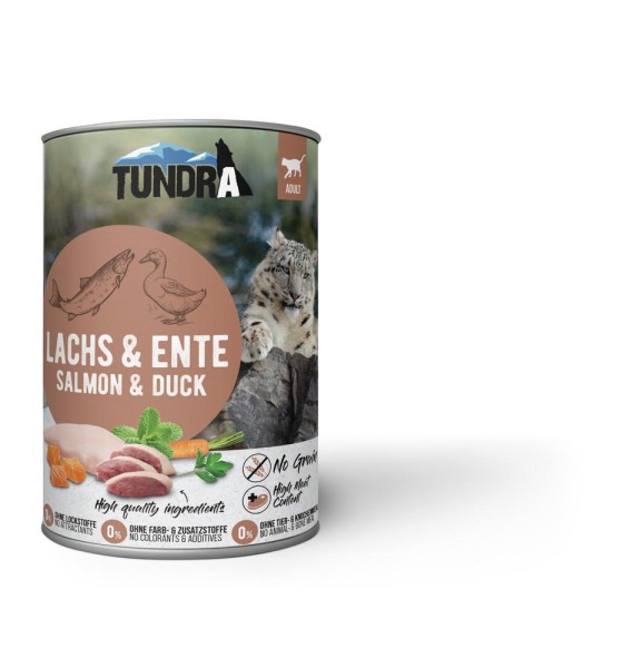 Tundra Cat Lachs & Ente 400g Dose