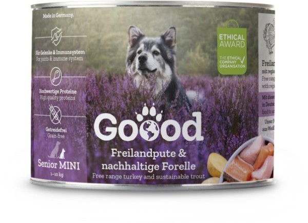 GOOOD Senior Mini Pute & Forelle 200g Dose