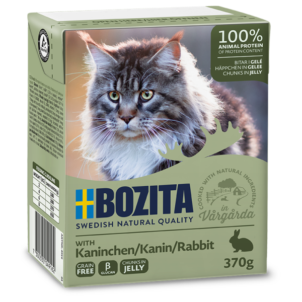 Bozita Feline Recart Häppchen in Gelee Kaninchen 370g Tetra Pak