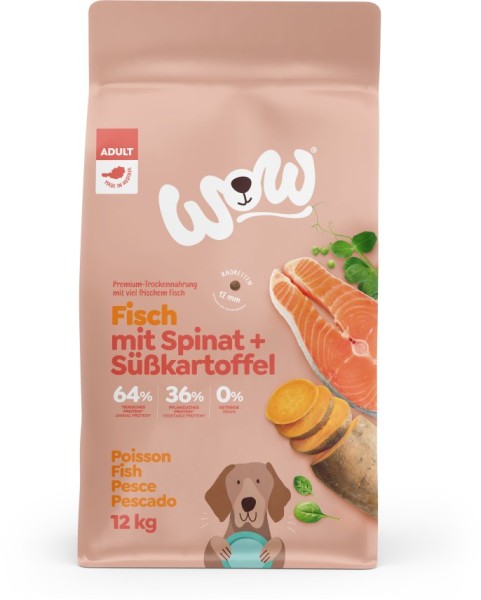 WOW TROCKEN ADULT Fisch 12kg