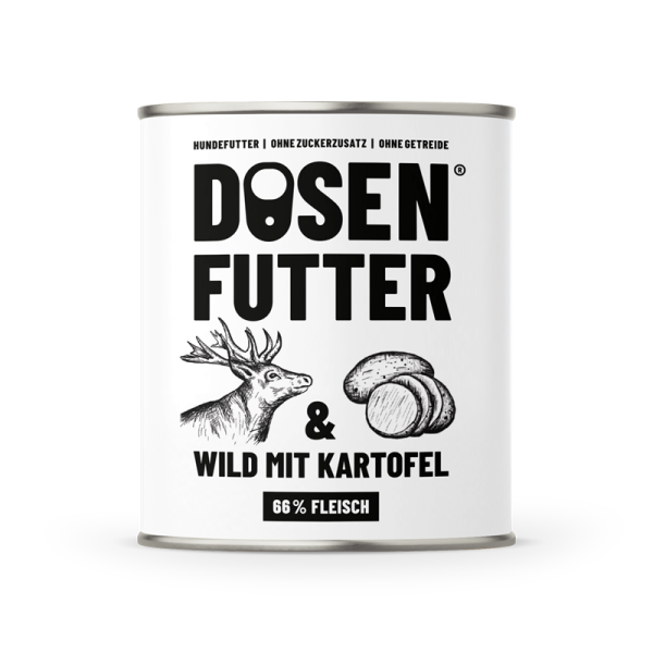 Schnauze & Co. Wild mit Kartoffel 800 g Dose