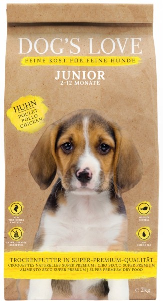 DOG´S LOVE Junior Huhn 2kg