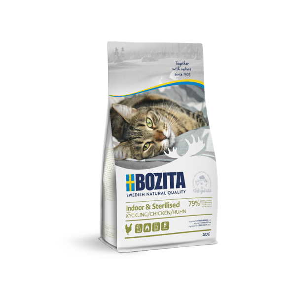 Bozita Indoor & Sterilised Chicken 400g Sack