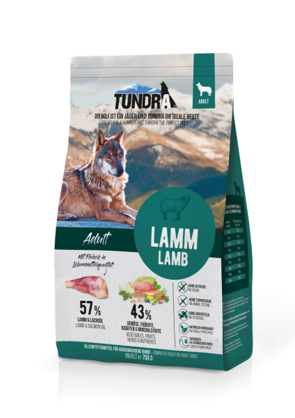 Tundra Dog Lamm 750g Beutel