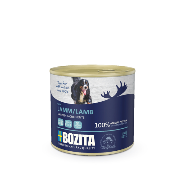 Bozita Dog Paté Lamm 625g Dose