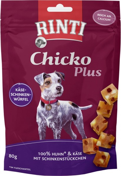 Rinti Snack Chicko Plus Käse-Schinken 80g