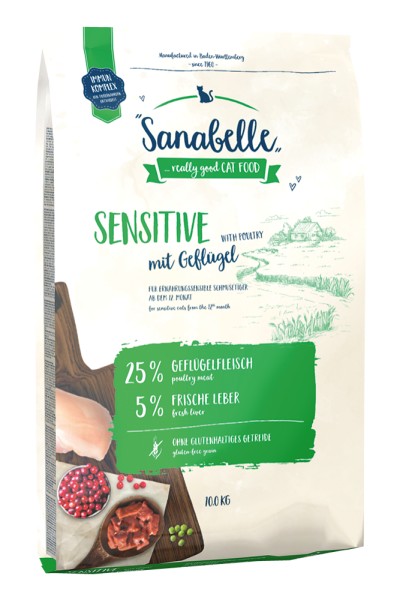 Sanabelle Sensitive Geflügel 10kg Sack