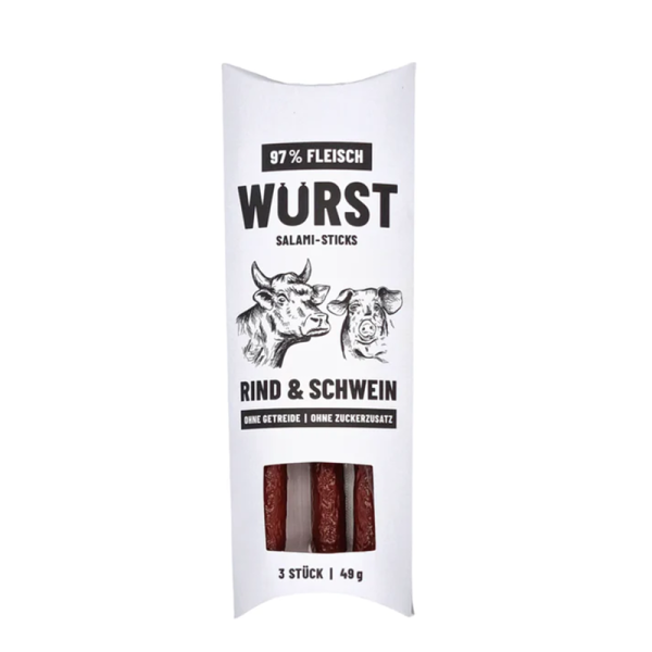 Schnauze & Co. Wurst -Mini-Salami-Sticks 49 g Beutel