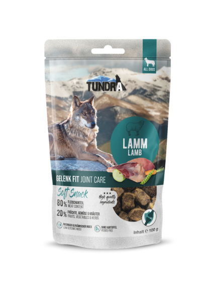 Tundra Dog Snack Gelenk Fit Lamm 100g Beutel