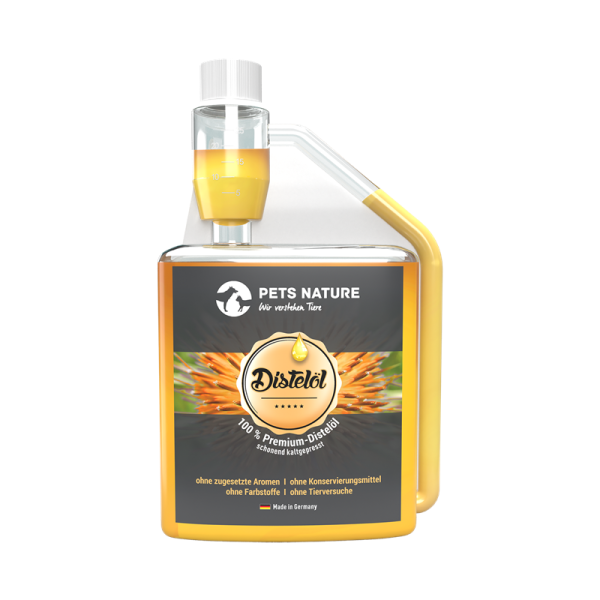 Pets Nature Distelöl 500 ml Plastikflasche