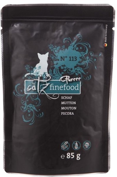 Pets Nature Catz finefood Purrrr No. 113 Schaf 85g Pouch-Beutel