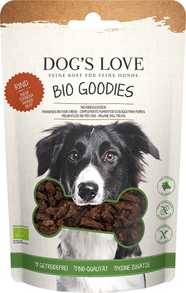 DOG´S LOVE GOODIES BIO Rind 150g