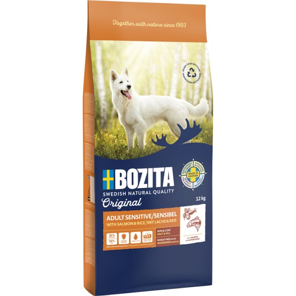 Bozita Original Adult Sensitive Skin & Coat 12kg Sack