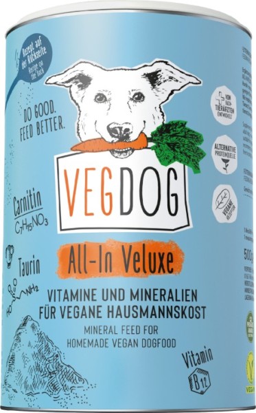 VEGDOG All & In & Veluxe Erga500g Dose