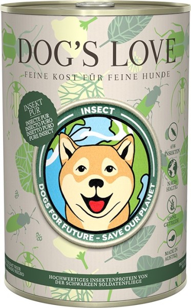 DOG´S LOVE INSEKT Pur 400g Dose