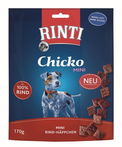 Rinti Chicko Mini - Kleine Stückchen aus Rind im Vorratspack