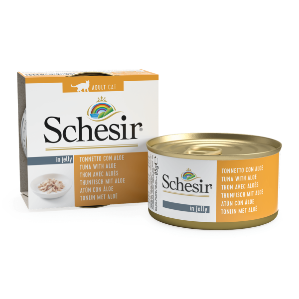 Schesir Cat - Jelly Thunfisch mit Aloe in Gelee 85g