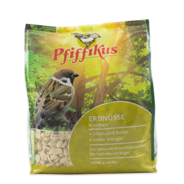 Pfiffikus Erdnüsse blanchiert 1kg Beutel