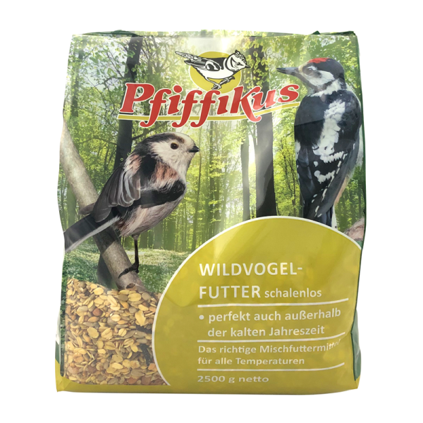 Pfiffikus Wildvogelfutter schalenlos 2,5kg Beutel