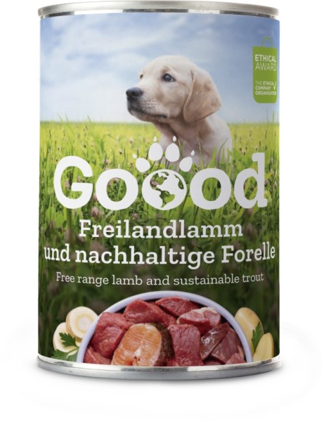 GOOOD Junior Freilandlamm & Nachhaltige Forelle 400 g