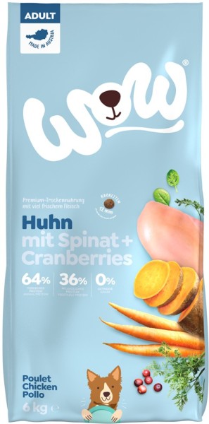 WOW TROCKEN ADULT Huhn 6kg