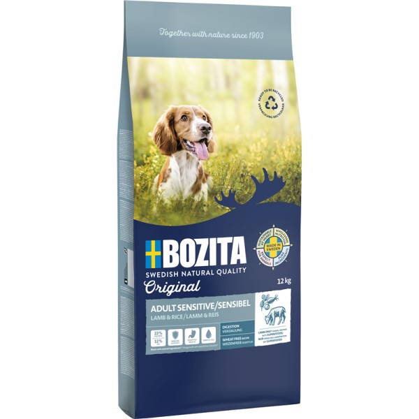 Bozita Original Adult Sensitive Digestion Lamb 12kg Sack