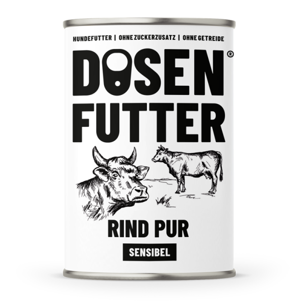 Schnauze & Co. Rind Pur 400g Dose