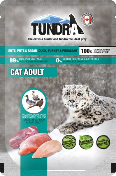 Tundra Cat Ente, Pute & Fasan 85g Pouch-Beutel