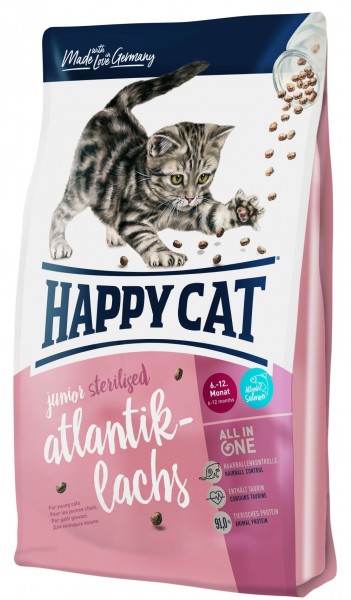 Happy Cat Supreme Junior Sterilised Atlantik-Lachs 4kg