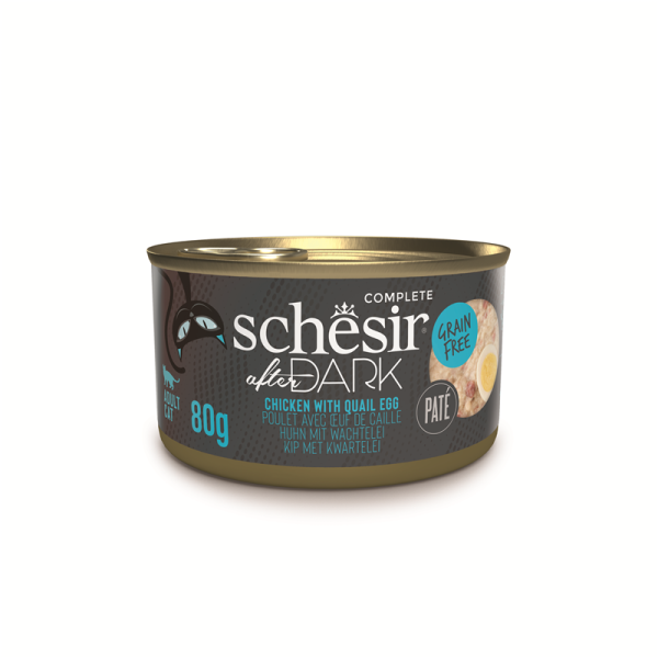 Schesir Cat Pate AD Chicken & Egg 80g Dose