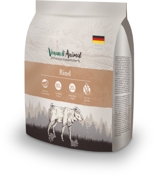 Venandi Animal - Rind als Monoprotein 0,3 kg Beutel