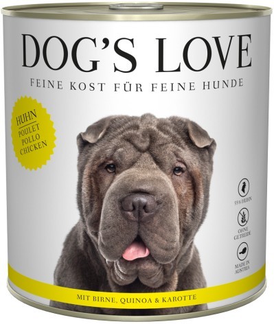 DOG´S LOVE Huhn 800g Dose