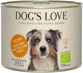 DOG´S LOVE BIO Pute 200g Dose