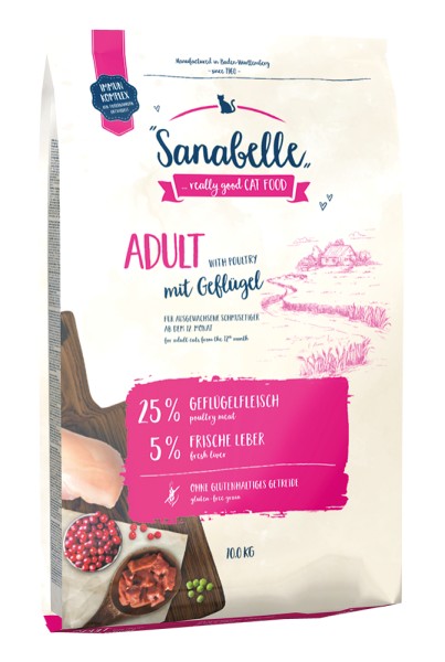 Sanabelle Adult Geflügel 10kg Sack